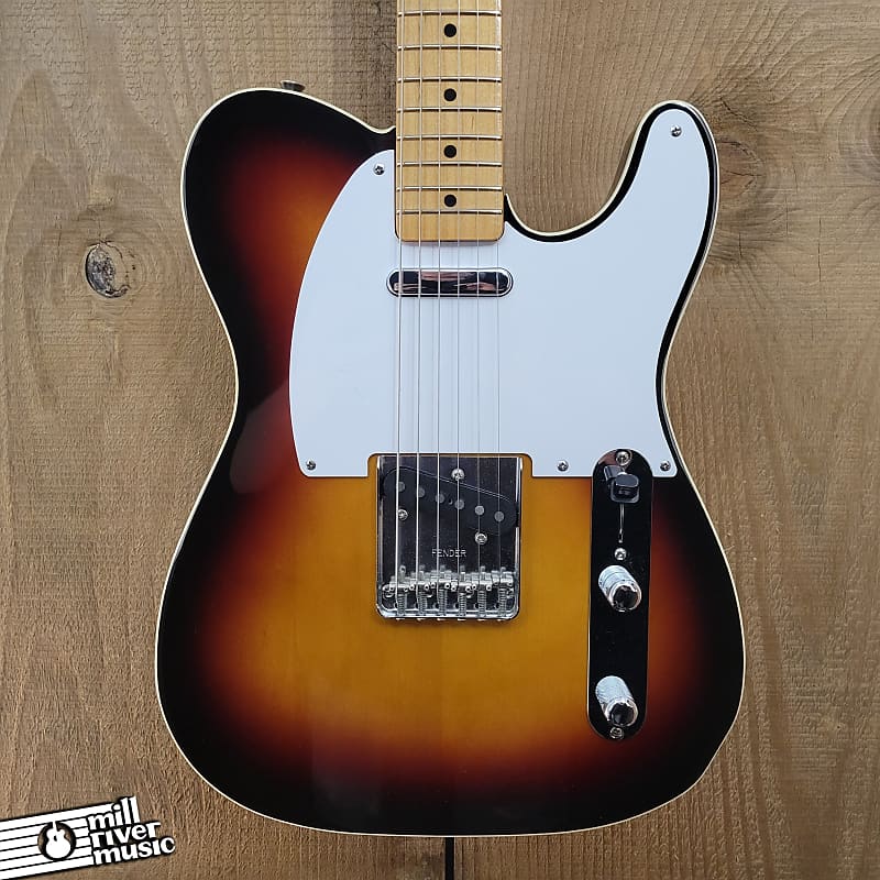 Fender Telecaster Custom Sunburst Japan TLC-62B Vintage 1986 '52 AVRI Maple Neck