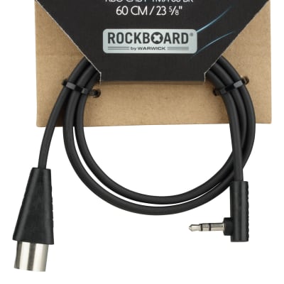 RockBoard Flat TRS to MIDI Cable, TRS-MIDI Type A - 60 cm « Câble MIDI