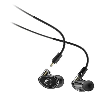 MEE audio MX4 PRO Hybrid Quad-Driver Modular In-Ear Monitors, Smoke image 2
