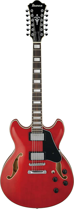 Ibanez Artcore AS7312 Semi-hollow Electric Guitar - Transparent Cherry Red image 1