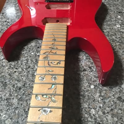 Ibanez RG Body, Custom Neck Early 2000’s - Transparent Red, Quilted Sapele Top, Basswood Body image 25