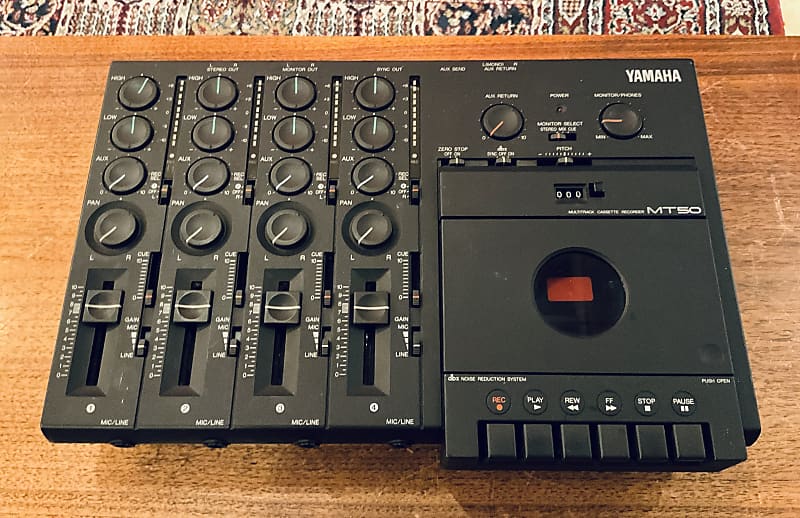 Yamaha MT50 Multitrack Cassette Recorder Analog 4 Track Reverb