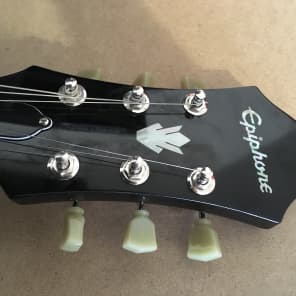 Upgraded Epiphone ES-335 PRO with Faber Parts, 920D Wiring Harness and Case - Dot Limited Edition Su image 9