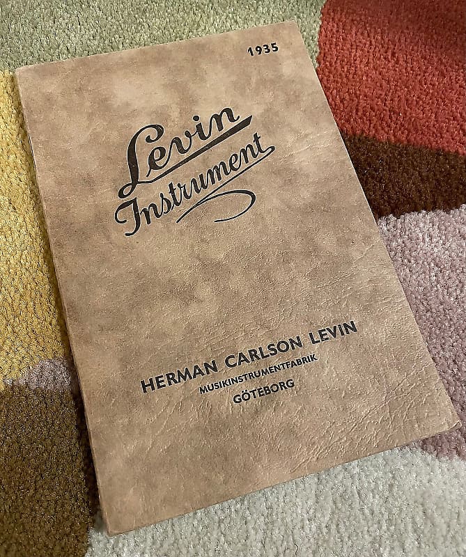 Levin Original price catalogue  1935 [VIDEO OF ALL PAGES!] image 1