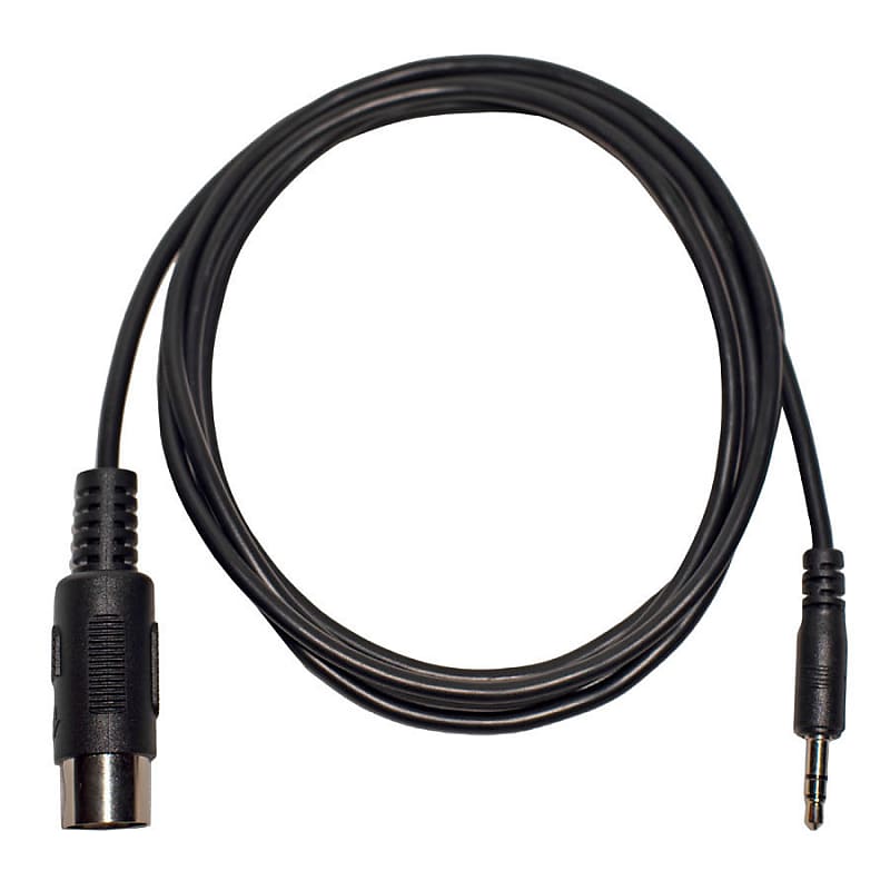 MIDI Adapter Breakout Cables - Audio Jack to DIN Female - Korg Arturia Akai