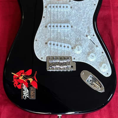 Fender Stratocaster 2004 - Black Special Edition Miller Lite image 1