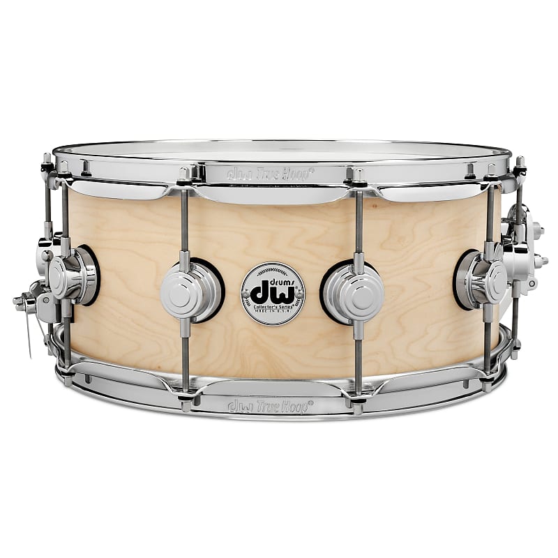 Drum Workshop 14" x 6" Collector's Series Pure Maple Snare Drum - Natural Satin Oil With Chrome Hardware image 1
