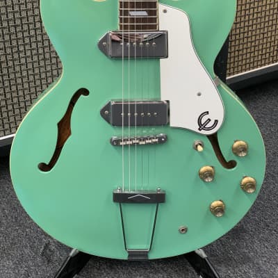 Epiphone Casino Limited Edition Turquoise with Bigsby | Reverb