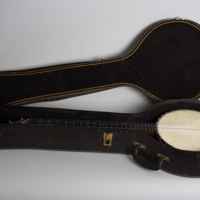 S. S. Stewart  Special Thoroughbred 5 String Banjo (1896), ser. #16771, black chipboard case. image 10