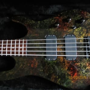 Hamer Chaparral  5 String Bass USA  1992 Iridescent Reverse Headstock W/Original Case image 5