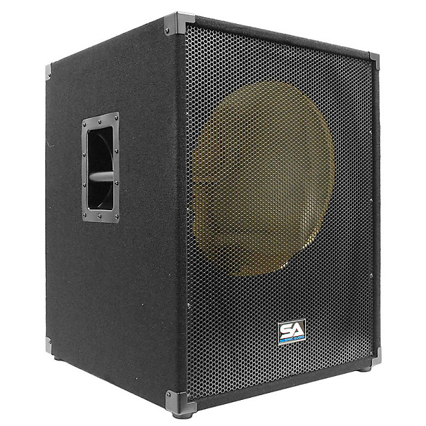 Seismic Audio SAP-18SFFEmpty 1x18" Front-Firing Subwoofer Empty Speaker Cab image 1