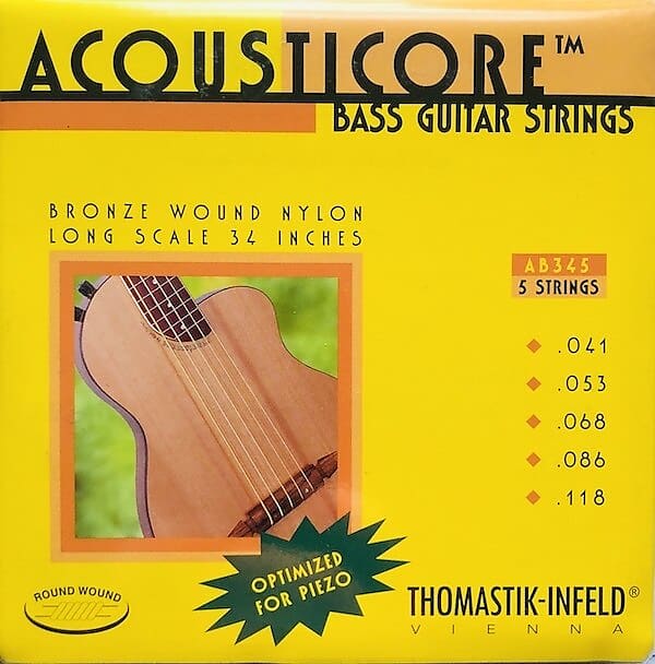 Thomastik Infeld Acousticore Bass Strings; gauges 41-118 image 1