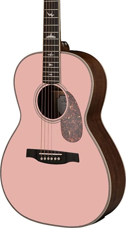 PRS SE Parlor P20E Limited Run Acoustic-Electric Guitar, Pink Lotus w/ Gig Bag image 1