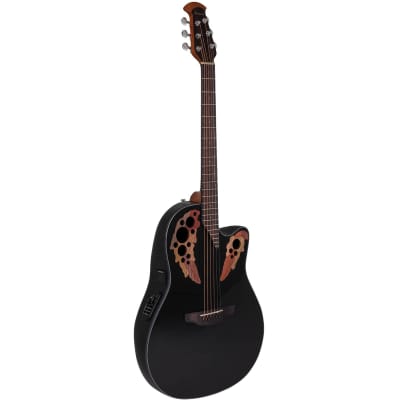 ⚫︎OVATION Celebrity Elite CE44-RBB Ovation Celebrity Elite CE44-RBB Mid-Depth Acoustic-Electric