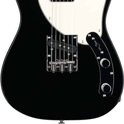 Ibanez Josh Smith Flat V Electric Guitar (with Case), Black, Blemished image 2