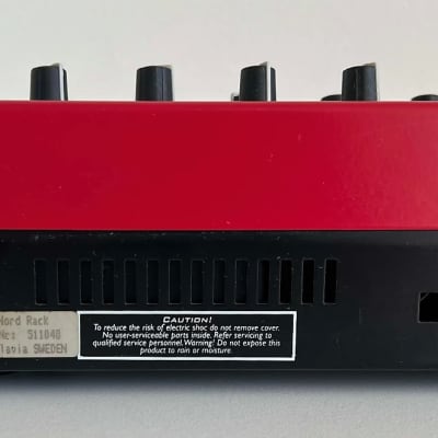 Nord Lead Rack Rackmount Virtual Analog Synthesizer - Red - w/ Librarian / Editor Software image 6