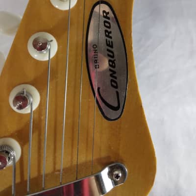 Bruno & Sons Inc. Vintage 1960s "Conqueror" Solid Body Electric Guitar, Made in Japan. image 5
