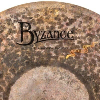Meinl Byzance Brilliant Serpents Hi Hat Cymbals 13 image 4