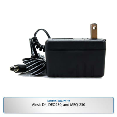 Alesis Power Adapter for D4, DEQ-230, MEQ-230 PSU Supply Cable Cord
