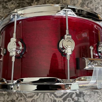 DW Performance Series 14 x 6.5 Snare Drum - Cherry Stain Lacquer DRPL6514SSCS image 4