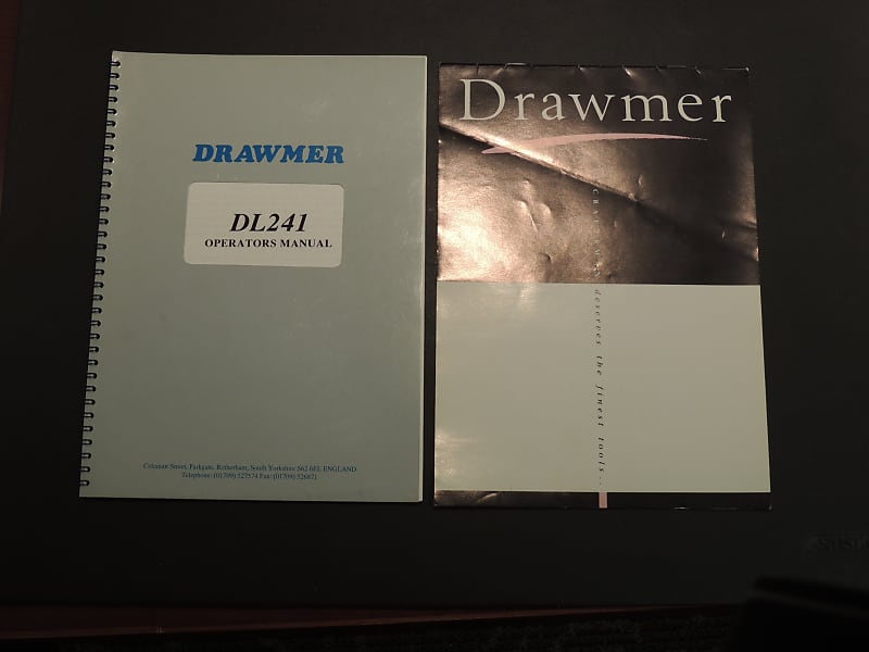 Drawmer DL241 Operators Manual [Three Wave Music] image 1