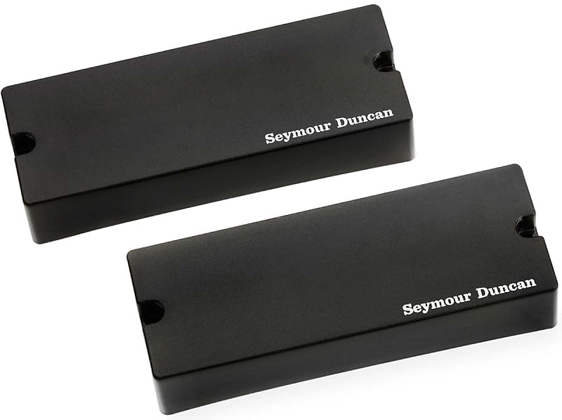 Seymour Duncan SSB-5s Passive Soapbar Phase II 5-String Bass Neck/Bridge Pickup Set image 1