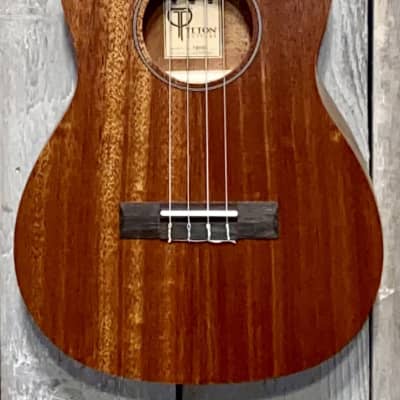 Teton TB003  Baritone Natural Mahogany, Great Ukulele for Beginner or Pro,  Support Small Business for sale