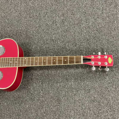 Regal San Francisco Resonator Guitar  - Red image 5
