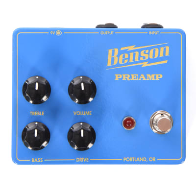 Benson Preamp Pedal- GPS Exclusive Black and Cream Finish | Reverb