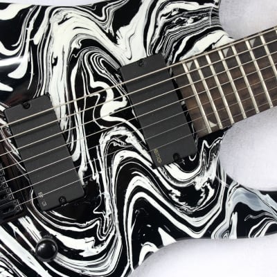 Custom Swirl Painted and Upgraded Jackson JS22-7 With Active EMG's image 20