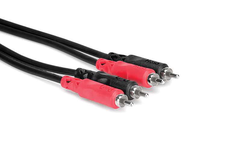 Hosa CRA-203 Stereo Interconnect Cable Dual RCA to Same (3m, 9.84 ft) image 1