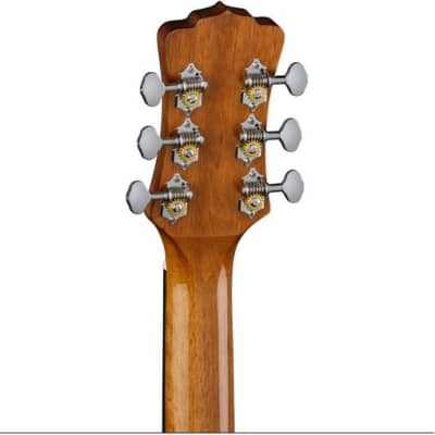 Luna Vineyard Koa Bevel Folk Acoustic-Electric Guitar Gloss Natural image 12
