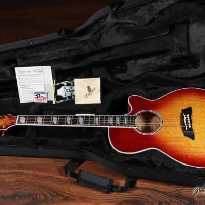 Takamine TSP178AC FCB Thinline Flame Maple Acoustic w/ Case – Faded Cherry  Burst