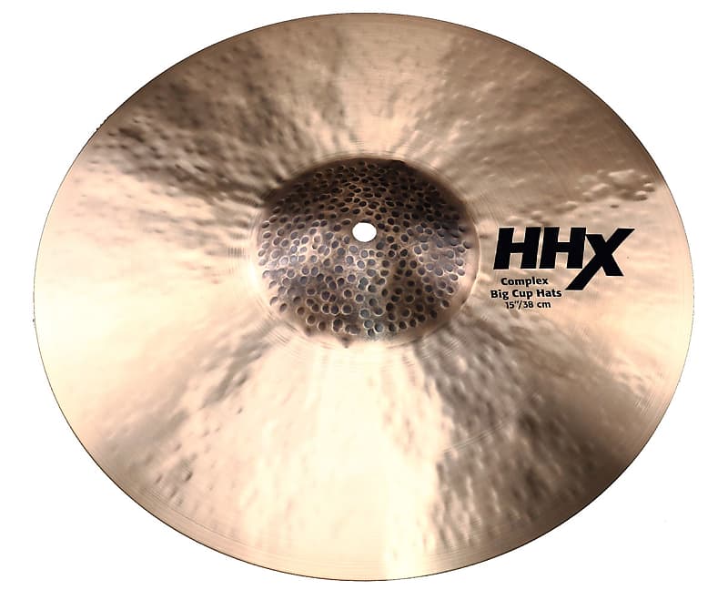 Sabian 15" HHX Complex Medium Big Cup Hi-Hat Cymbals - Pair - Open Box image 1