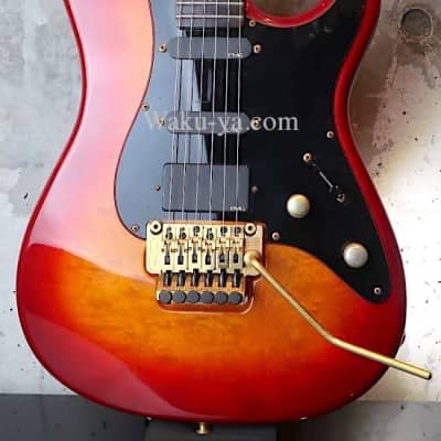 Valley Arts Custom Pro USA  / One Piece Maple /  1990 FIRE BURST for sale