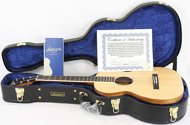 Larrivee Ltd Ed P-01-ISS Commemorative Parlor Acoustic Guitar w/OHSC & COA 2013 Natural image 1