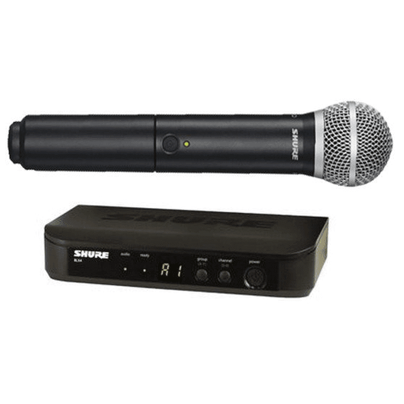 Galleria 88 - SHURE BLX24E-PG58-M17 RADIO MICROFONO WIRELESS PROFESSIONALE  A GELATO