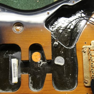 2002 Fender Partscaster Sunburst Fender Body With Yngwie Malmsteen Signature Scalloped Neck image 19