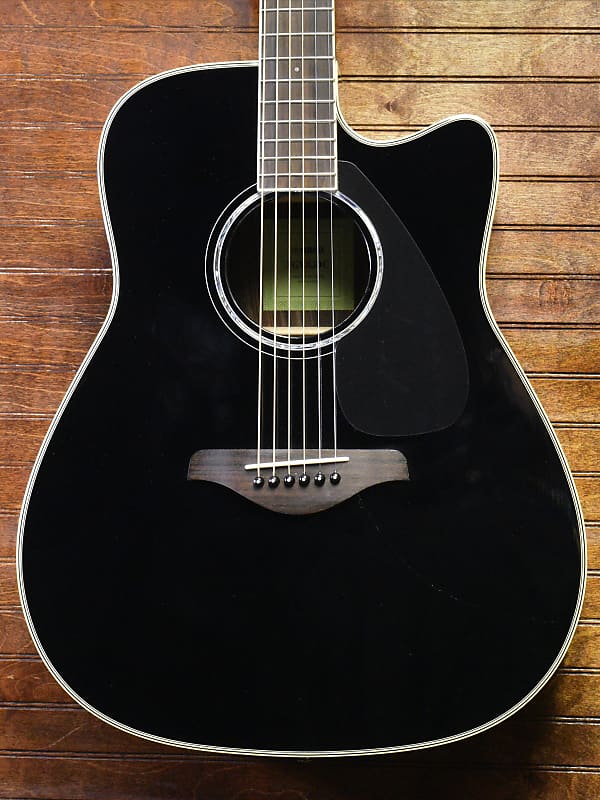 YAMAHA FGX830C BLACK ACC ELECTRIC GUITAR Reverb
