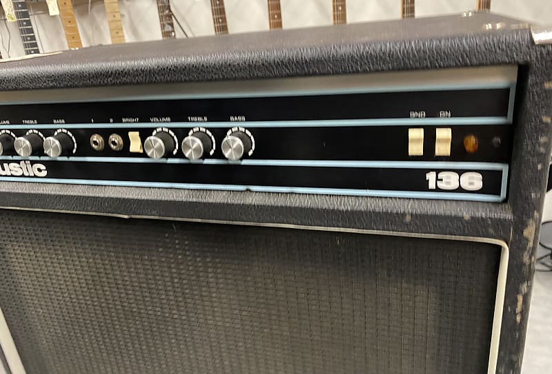 ACOUSTIC MODEL 136 1970’s 1970's Acoustic 136 Bass Combo | Reverb