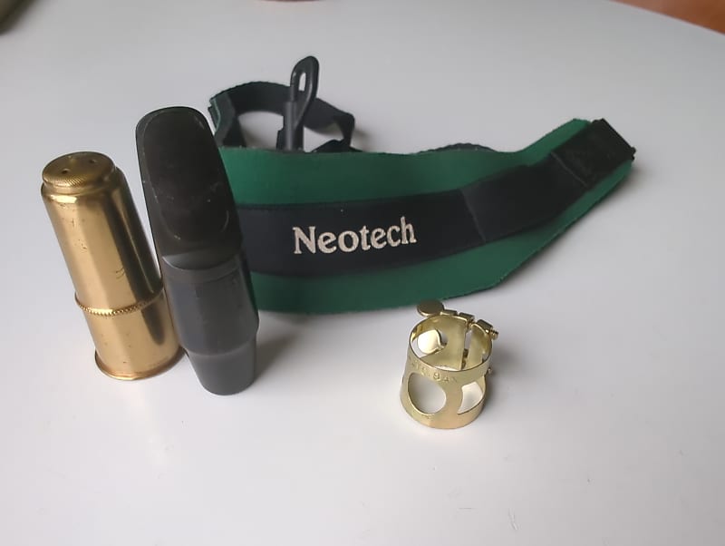 Selmer S80 C** Alto Mouthpiece with neck strap, ligature and Reverb