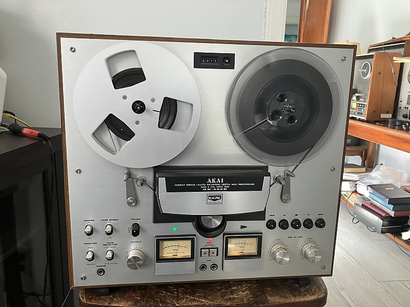 PLEASE READ!!! Akai GX-265D 1/4 4-Track 6 Head Auto Reverse Reel to Reel  Tape Deck Recorder 1976 - 1978 - Silver