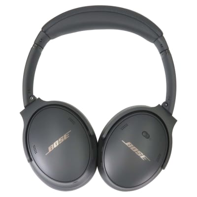 Bose QuietComfort 45 Noise-Canceling Wireless Over-Ear Headphones (Limited Edition, Eclipse Gray) + JBL Go 2 Wireless Waterproof Speaker Cyan image 5