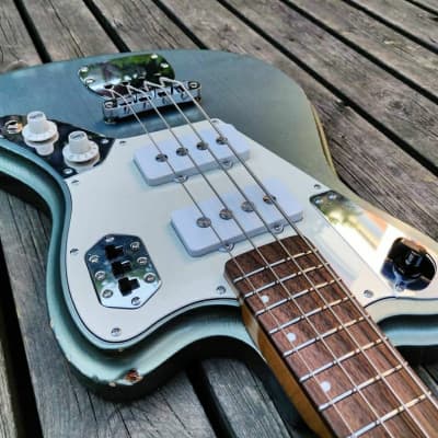 Immagine Vuorensaku Guitars T.Family Ian Allison Signature 2021 Aged Ice Blue Metallic - 2