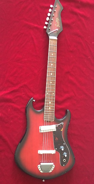 Norma Solidbody Electric 60's Red Burst image 1