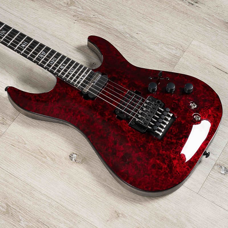 Mint Schecter C-1 FR S Apocalypse Electric Guitar Floyd Rose Sustainiac Red Reign image 1