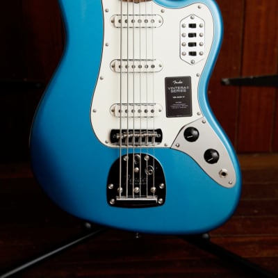 Fender Vintera II '60s Bass VI Lake Placid Blue Bass Guitar for sale