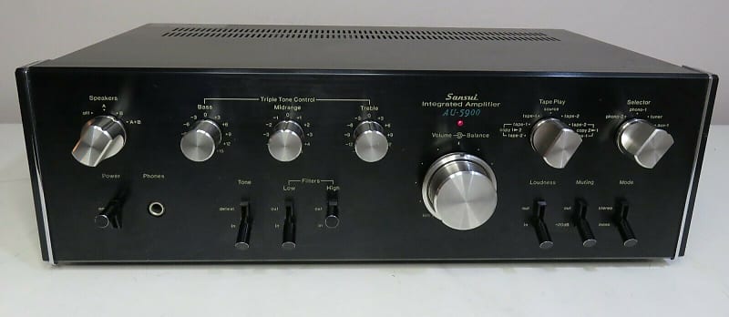 SANSUI AU-5900 INTEGRATED AMPLIFIER WORKS PERFECT SERVICED