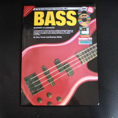 Christy Music Progressive Bass Book w/CD & DVD (used)(Consignment) image 1