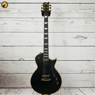 DEAN Thoroughbred Stealth 7 Black Satin BKS w/ EMG Electric